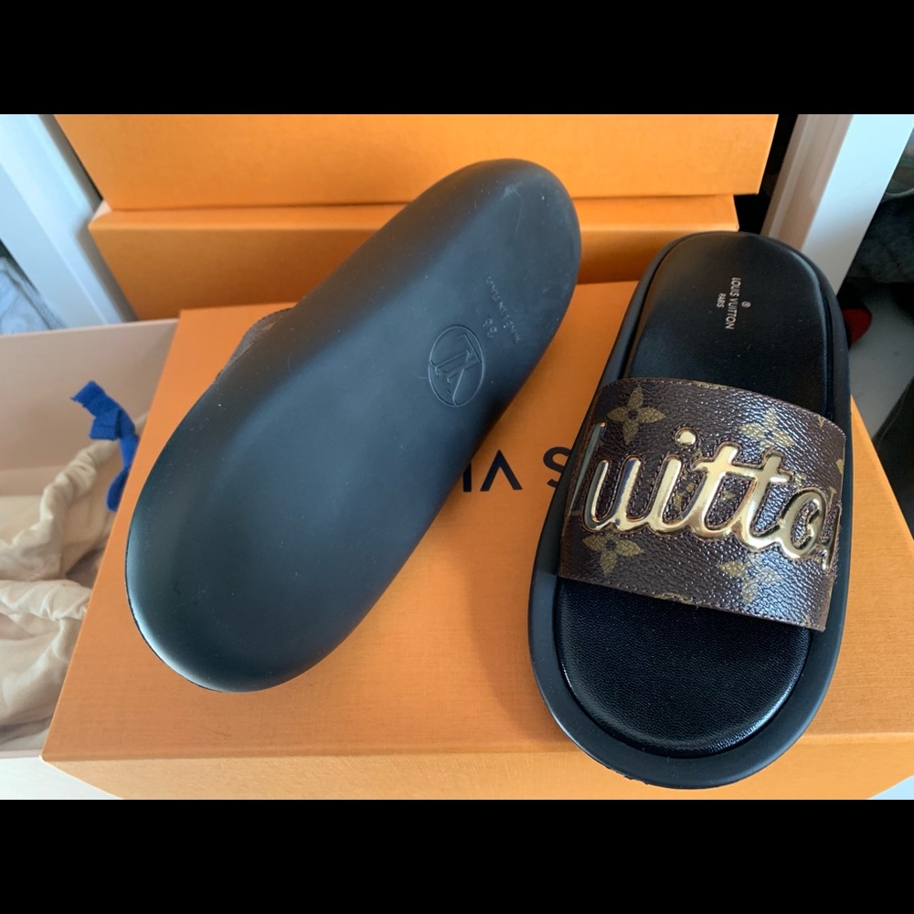 Louis Vuitton slides